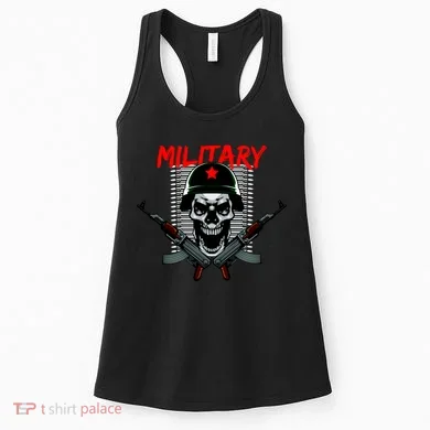 Military Skeleton Women's Tank Top
