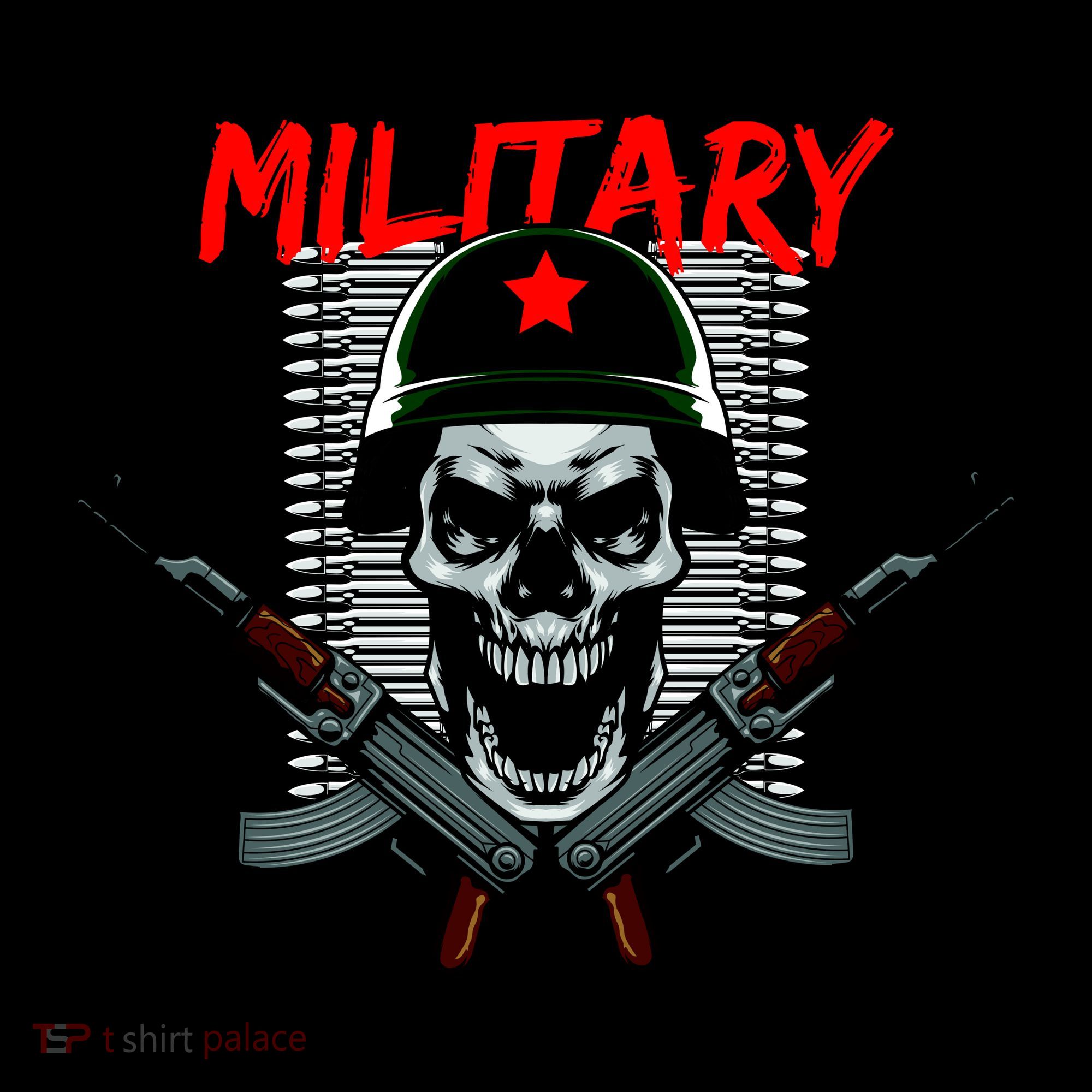 Military Skeleton Women's Tank Top