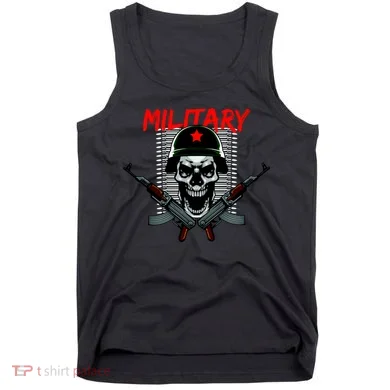 Military Skeleton Tank Top