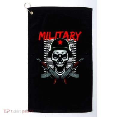 Military Skeleton Golf Towel