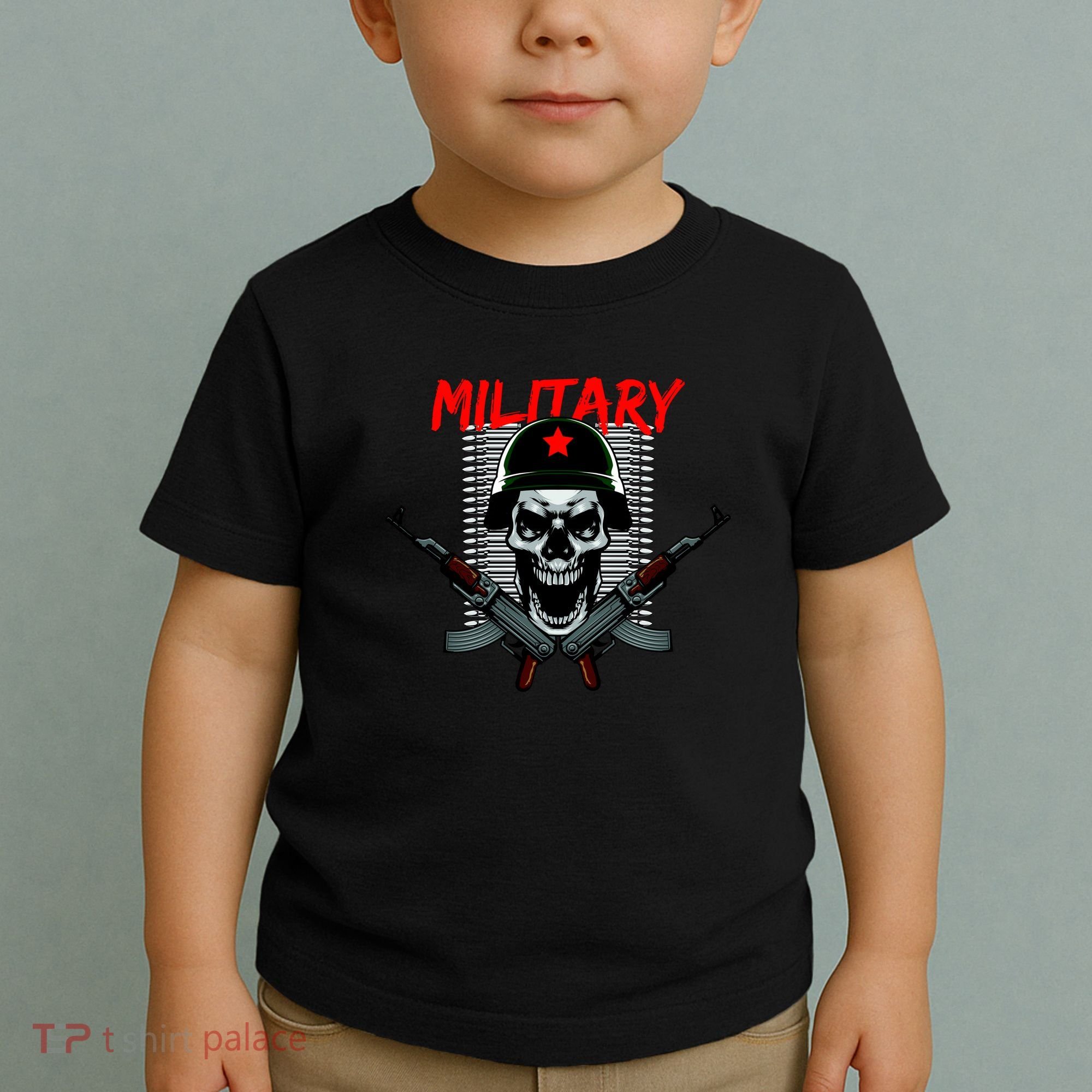 Military Skeleton Toddler T-Shirt