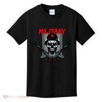 Military Skeleton Kids T-Shirt thumb 0