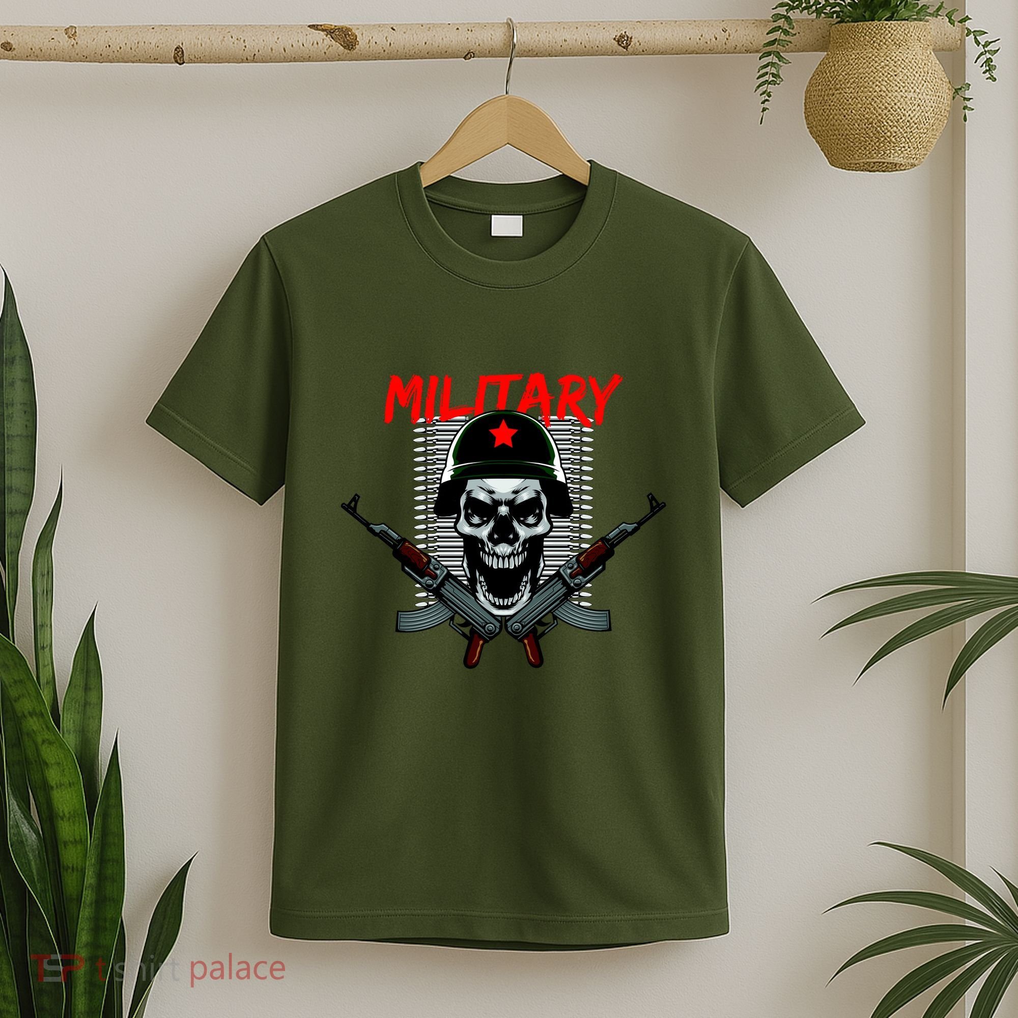 Military Skeleton T-Shirt