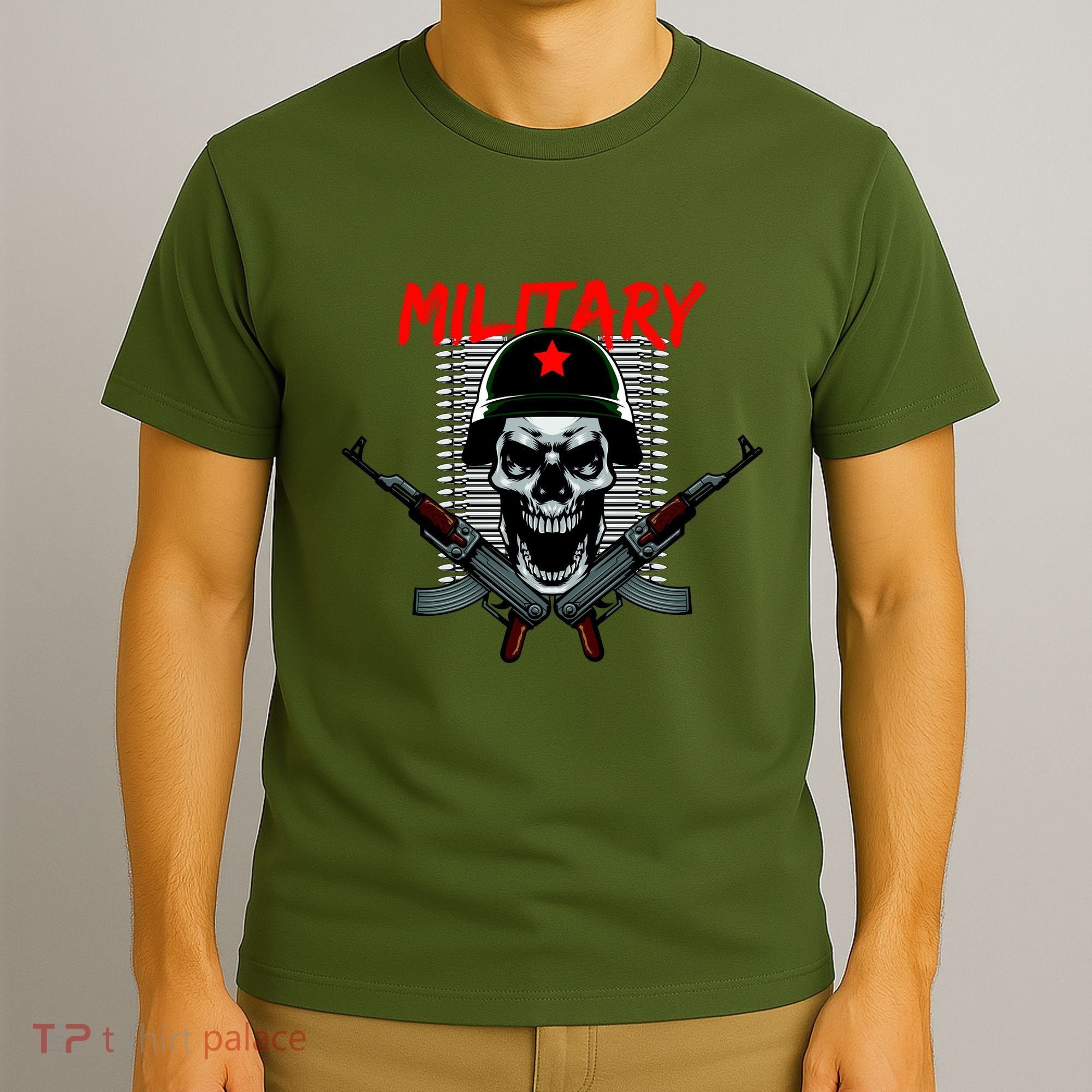 Military Skeleton T-Shirt