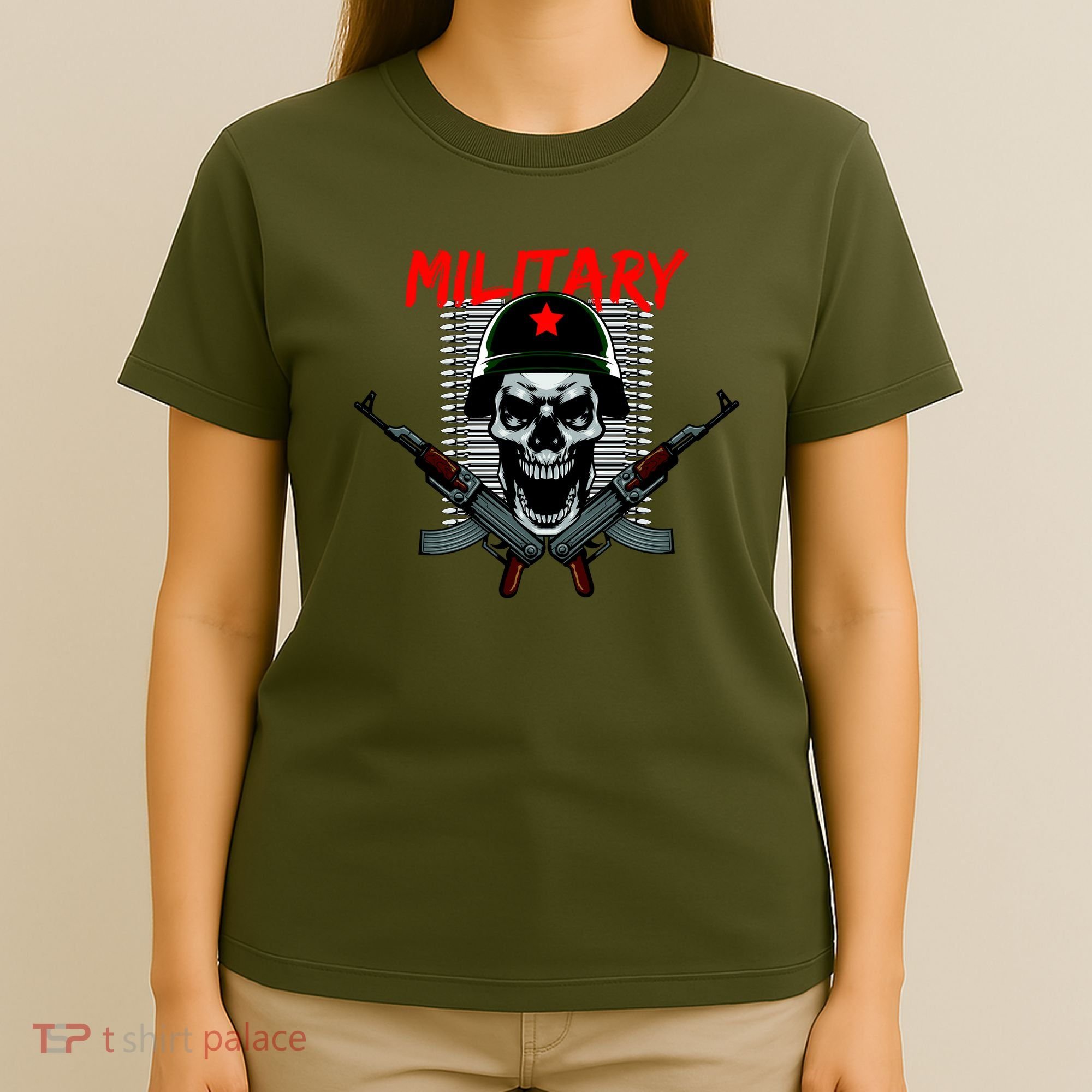 Military Skeleton T-Shirt