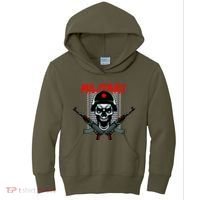 Military Skeleton Kids Hoodie thumb 0