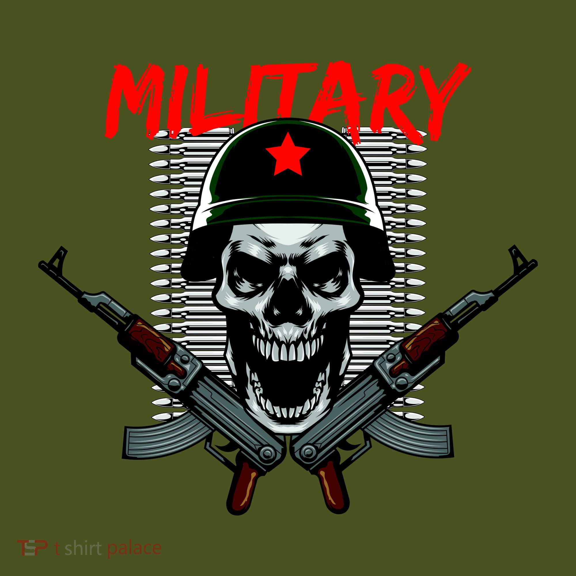 Military Skeleton Kids Hoodie