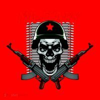 Military Skeleton Santa Hat thumb 1