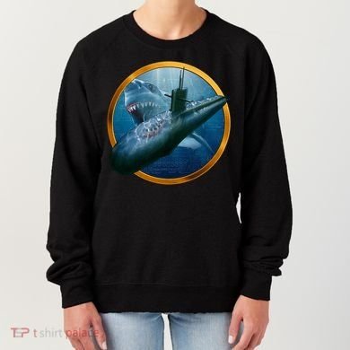 Military Submarine Shark Women's Sweatshirt