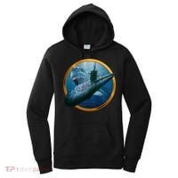 Military Submarine Shark Women's Hoodie thumb 0