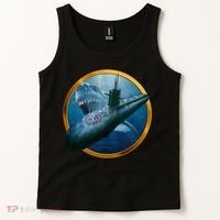 Military Submarine Shark Tank Top thumb 2