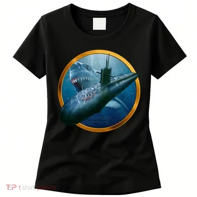 Military Submarine Shark Women's T-Shirt
