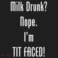Milk Drunk Nope I'm Tit Faced Women's Sweatshirt thumb 2