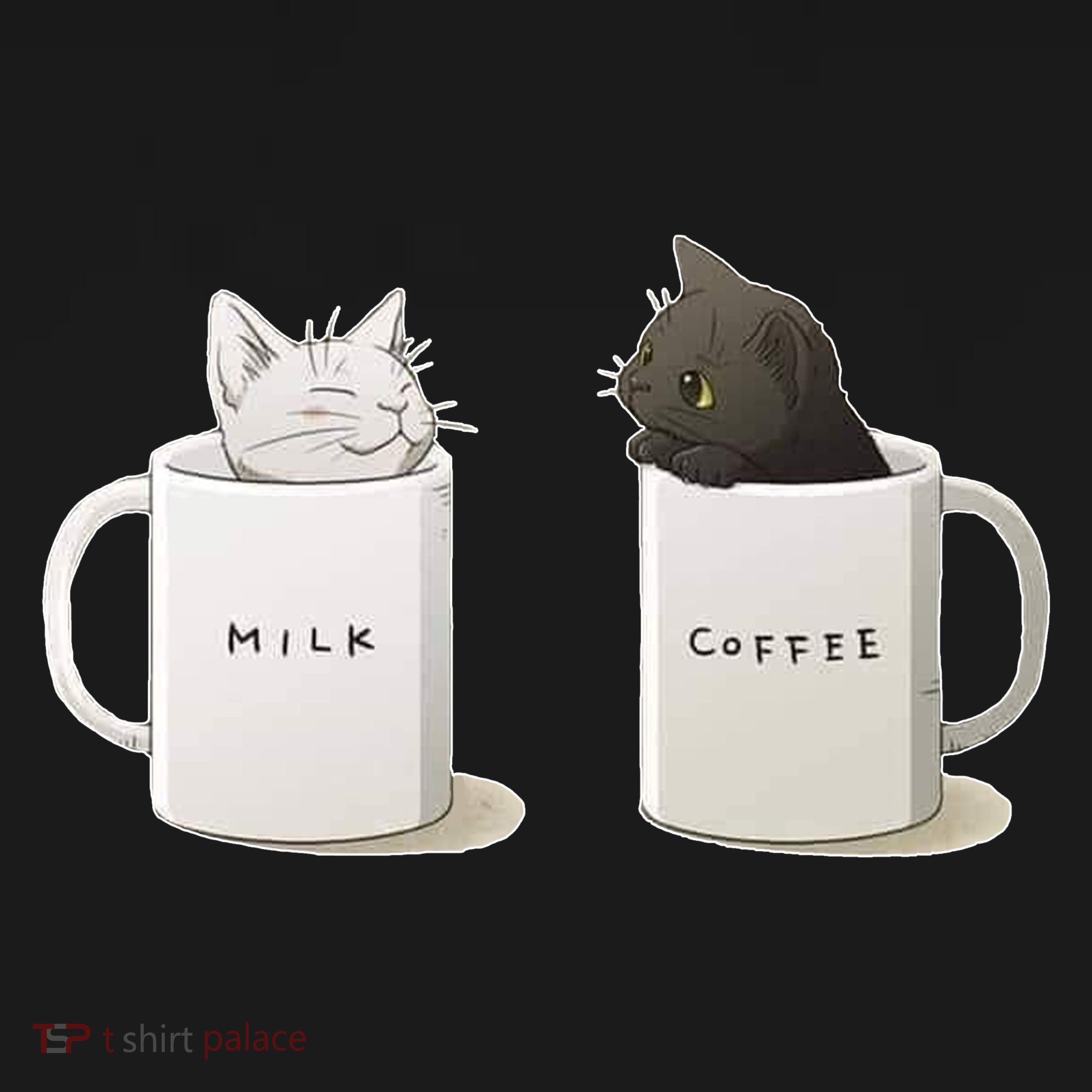 Milk N Coffee Kitties Ornament