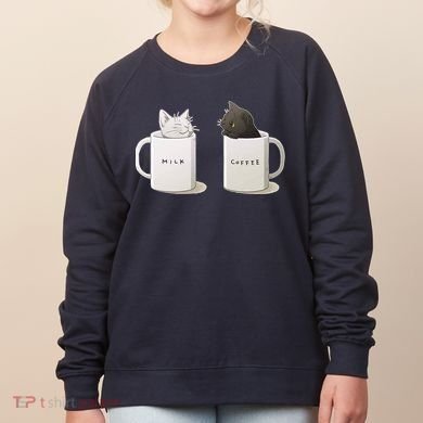 Milk N Coffee Kitties Women's Sweatshirt