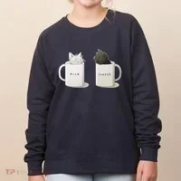 Milk N Coffee Kitties Women's Sweatshirt thumb 0