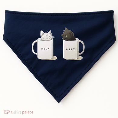 Milk N Coffee Kitties USA-Made Doggie Bandana