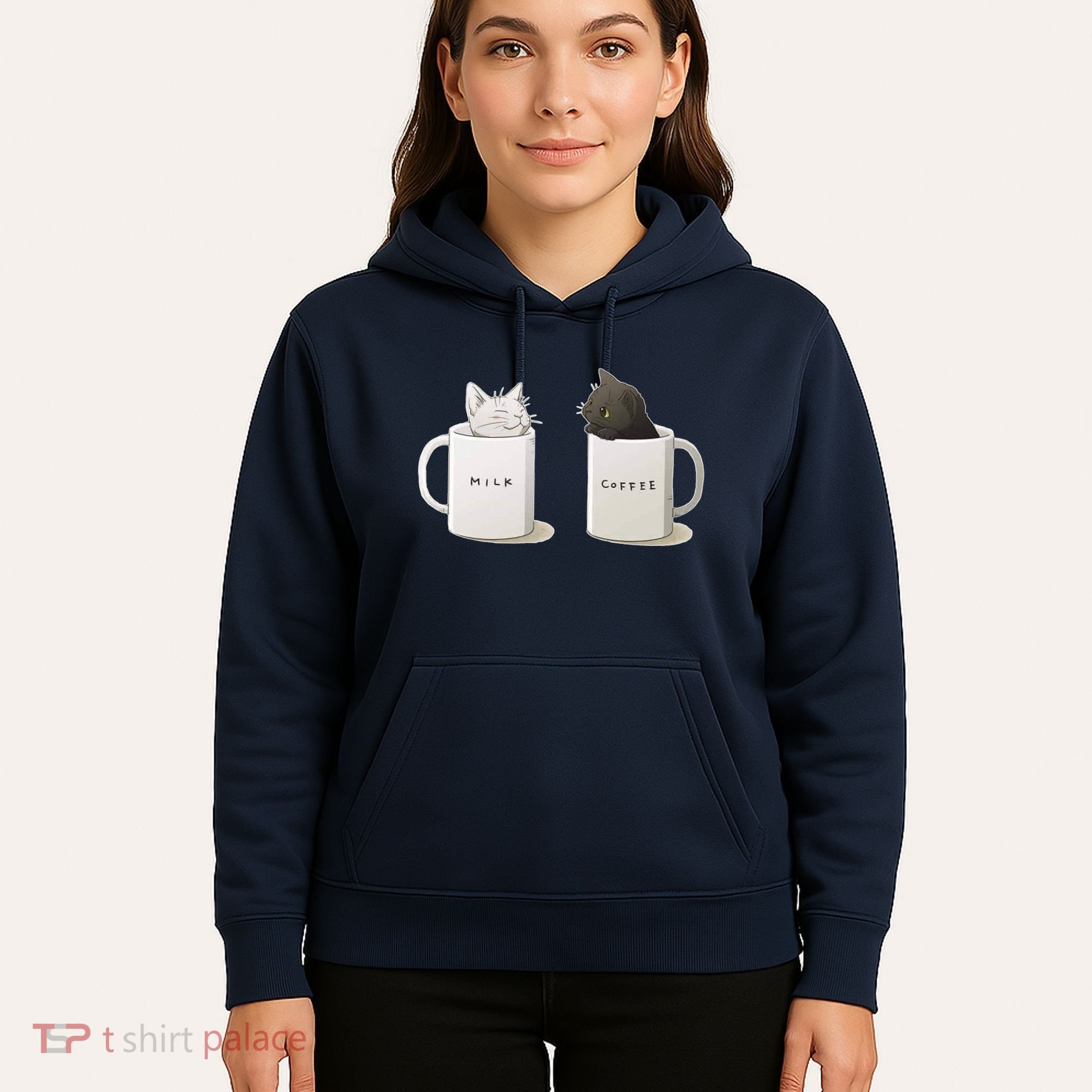Milk N Coffee Kitties Hoodie