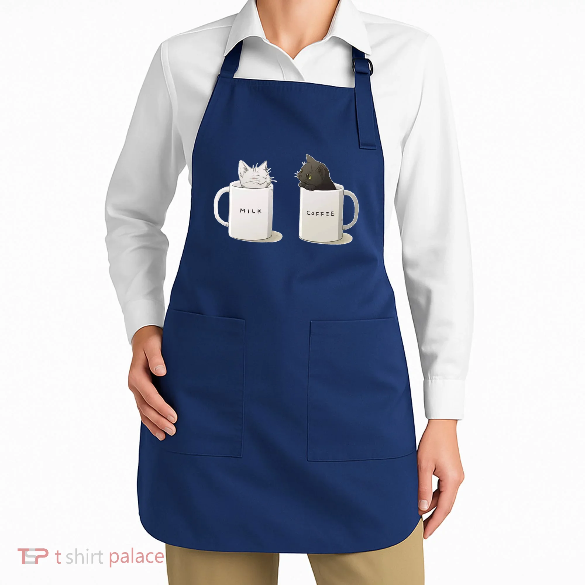 Milk N Coffee Kitties Apron