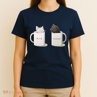 Milk N Coffee Kitties T-Shirt thumb 4
