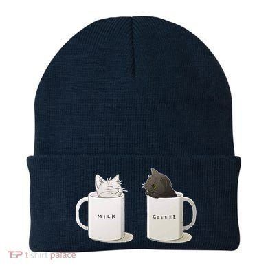 Milk N Coffee Kitties Beanie