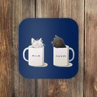 Milk N Coffee Kitties Coaster thumb 0