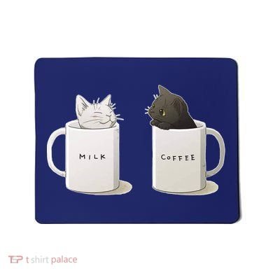 Milk N Coffee Kitties Mousepad