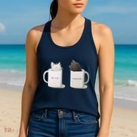 Milk N Coffee Kitties Women's Tank Top thumb 2
