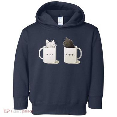 Milk N Coffee Kitties Toddler Hoodie