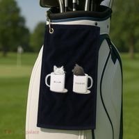 Milk N Coffee Kitties Golf Towel thumb 2