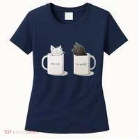 Milk N Coffee Kitties Women's T-Shirt thumb 0