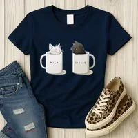 Milk N Coffee Kitties Women's T-Shirt thumb 3
