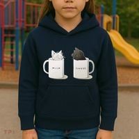 Milk N Coffee Kitties Kids Hoodie thumb 3