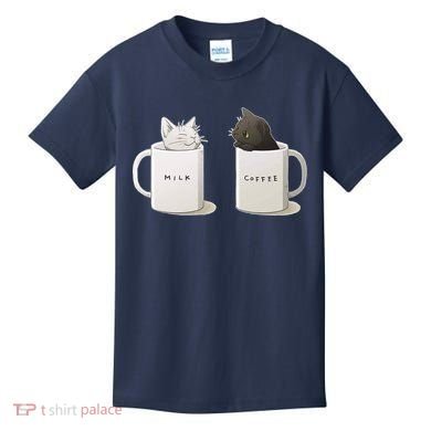 Milk N Coffee Kitties Kids T-Shirt