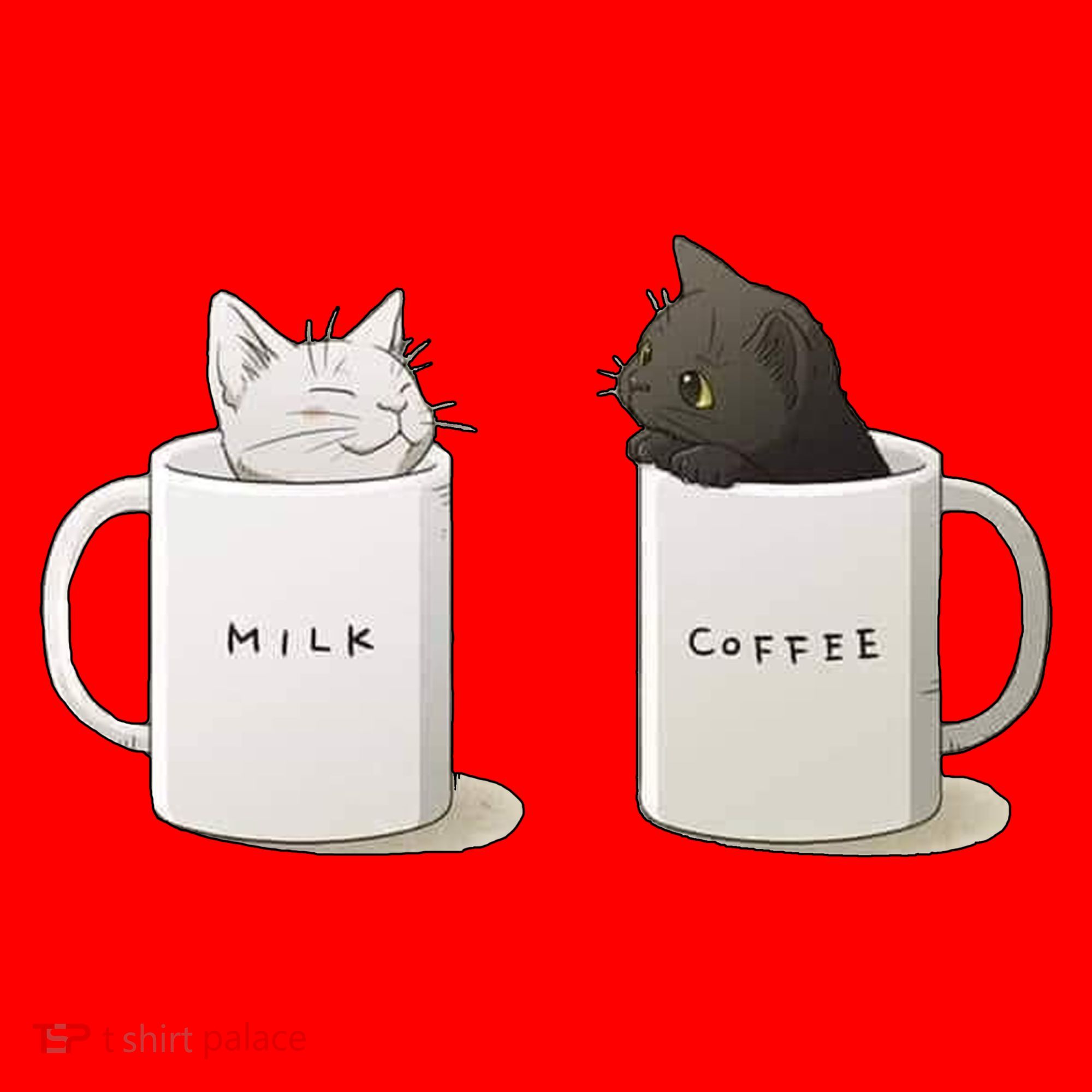 Milk N Coffee Kitties Santa Hat