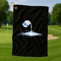 Milky Way Milk Carton Golf Towel thumb 1