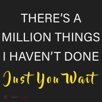 Million Things I Haven't Done You Just Wait Tumbler thumb 3