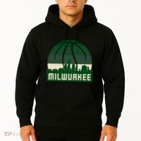 Milwaukee Basketball City Skyline Hoodie thumb 2