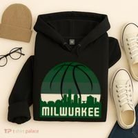 Milwaukee Basketball City Skyline Hoodie thumb 4