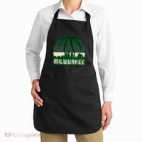 Milwaukee Basketball City Skyline Apron thumb 2