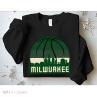Milwaukee Basketball City Skyline Sweatshirt thumb 2
