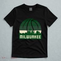 Milwaukee Basketball City Skyline T-Shirt thumb 5