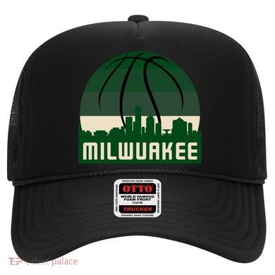 Milwaukee Basketball City Skyline Hat