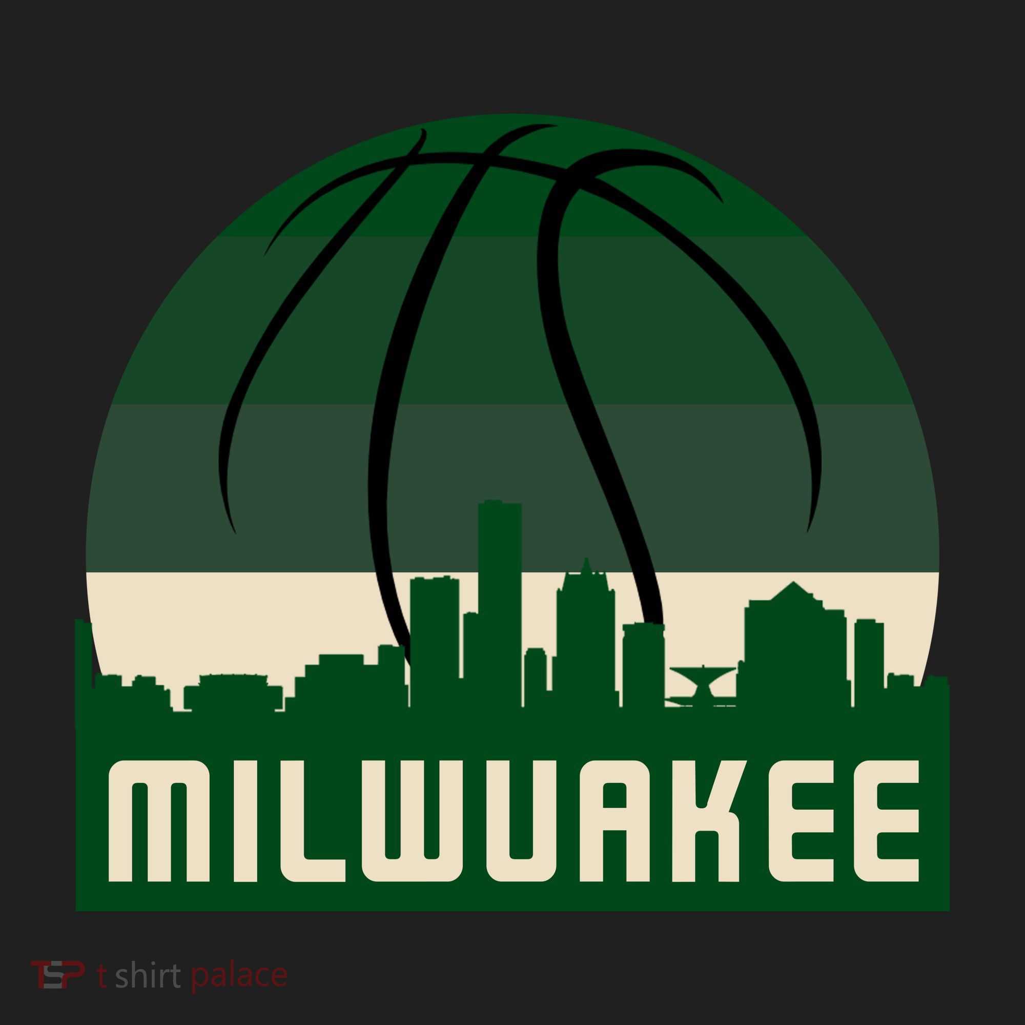 Milwaukee Basketball City Skyline Hat