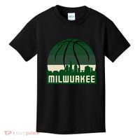 Milwaukee Basketball City Skyline Kids T-Shirt thumb 0