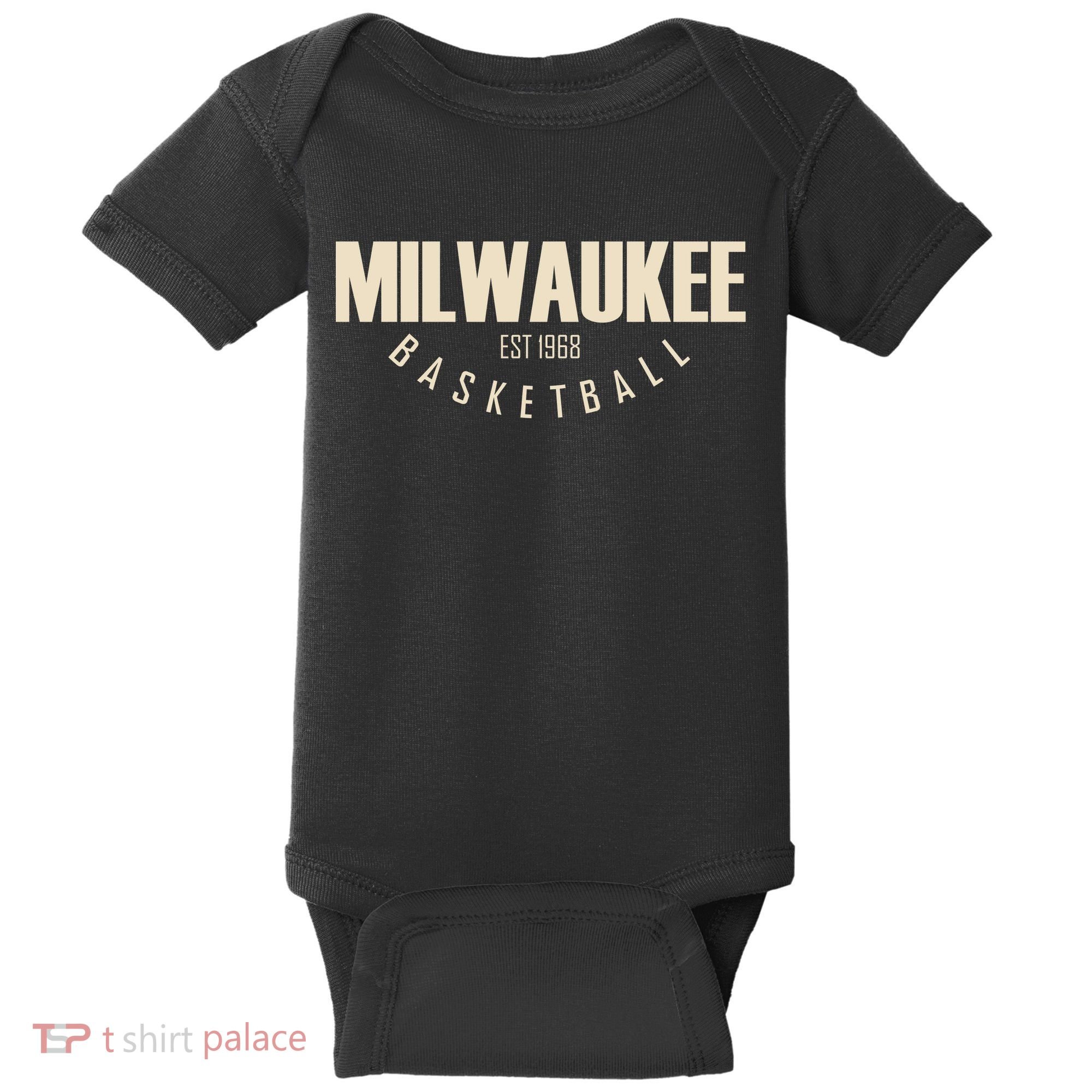 Milwaukee Basketball Classic EST 1968 Baby Bodysuit