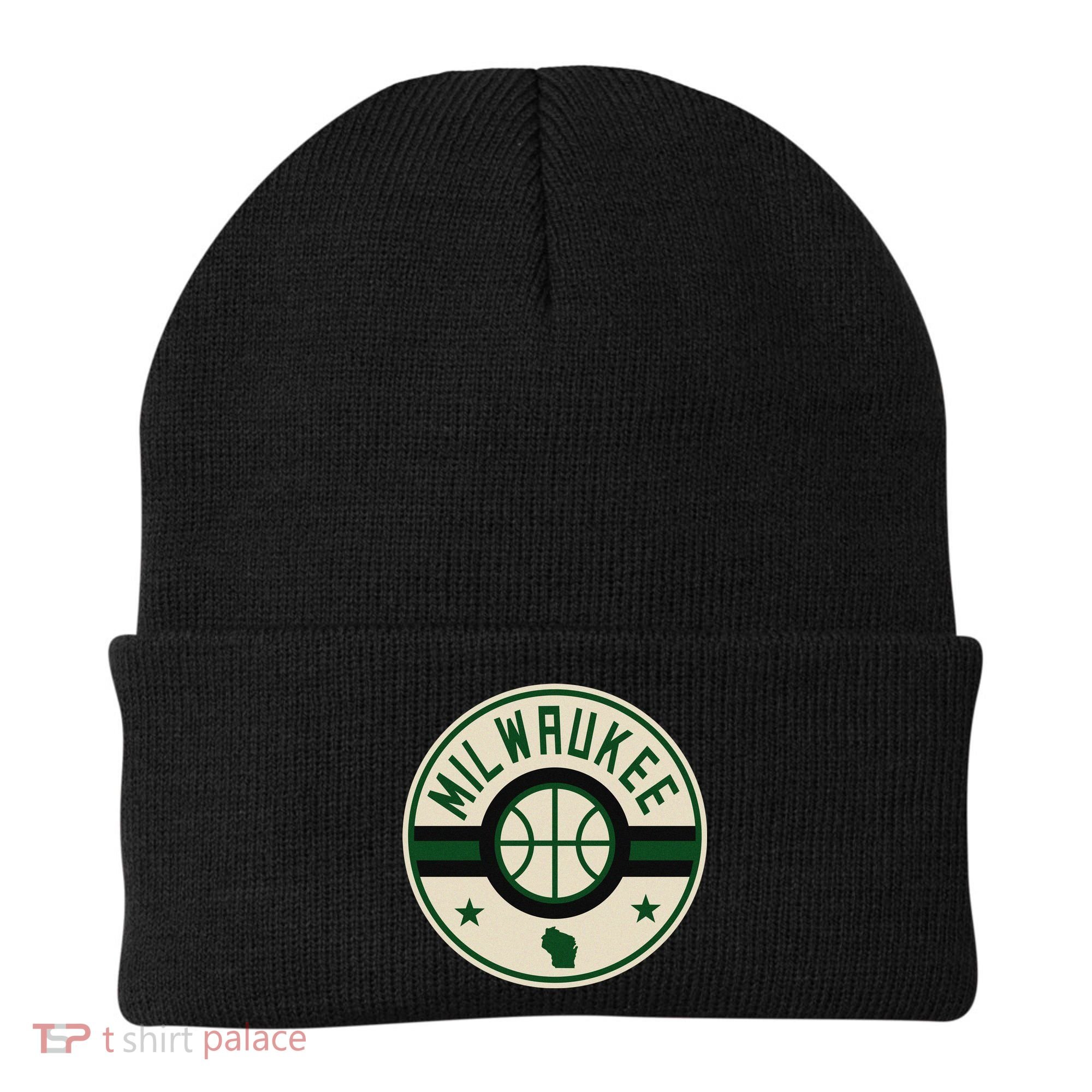 Milwaukee Basketball Stars And Stripes Wisconsin Map Beanie