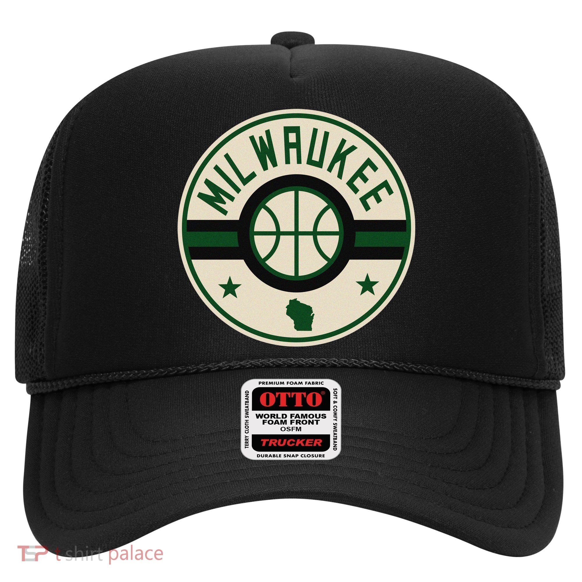 Milwaukee Basketball Stars And Stripes Wisconsin Map Hat