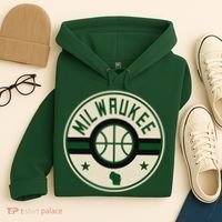 Milwaukee Basketball Stars And Stripes Wisconsin Map Hoodie thumb 4