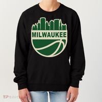 Milwaukee Basketball Wisconsin Cityscape Women's Sweatshirt thumb 0